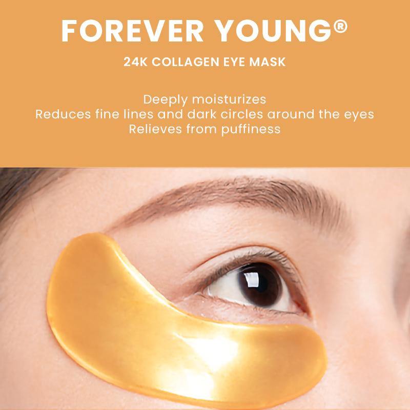 FOREVER YOUNG HYDRA-GEL EYE MASK 24k