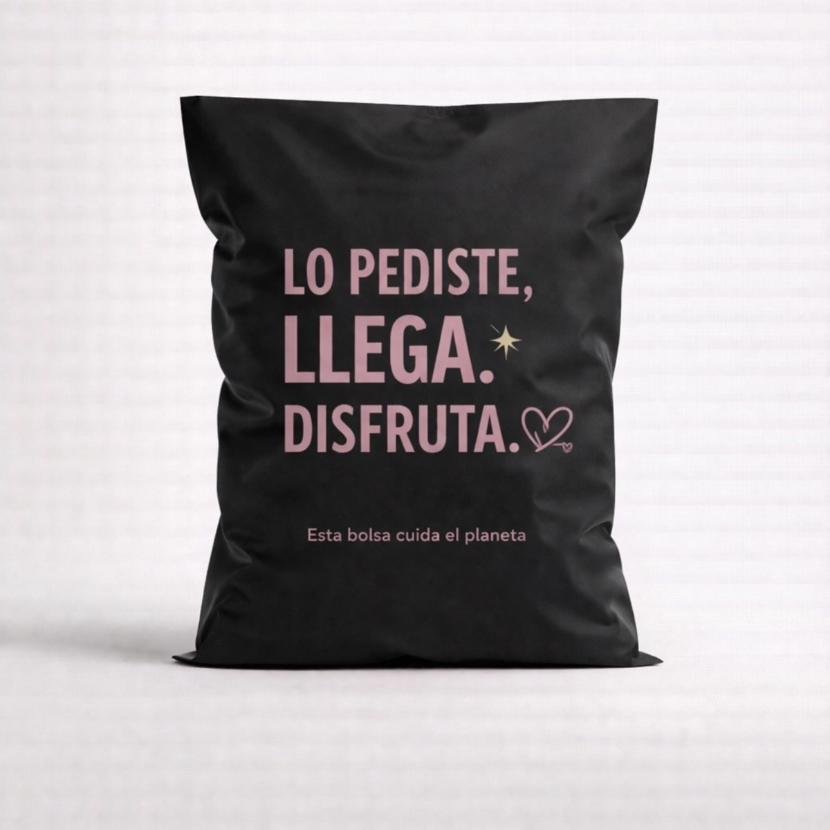 Pack 50 Bolsas Premium Negra Nuevo Diseño 70 Micrones 30x40 cm – Material Reciclado