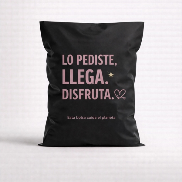 Pack 50 Bolsas Premium Negra Nuevo Diseño 70 Micrones 30x40 cm – Material Reciclado
