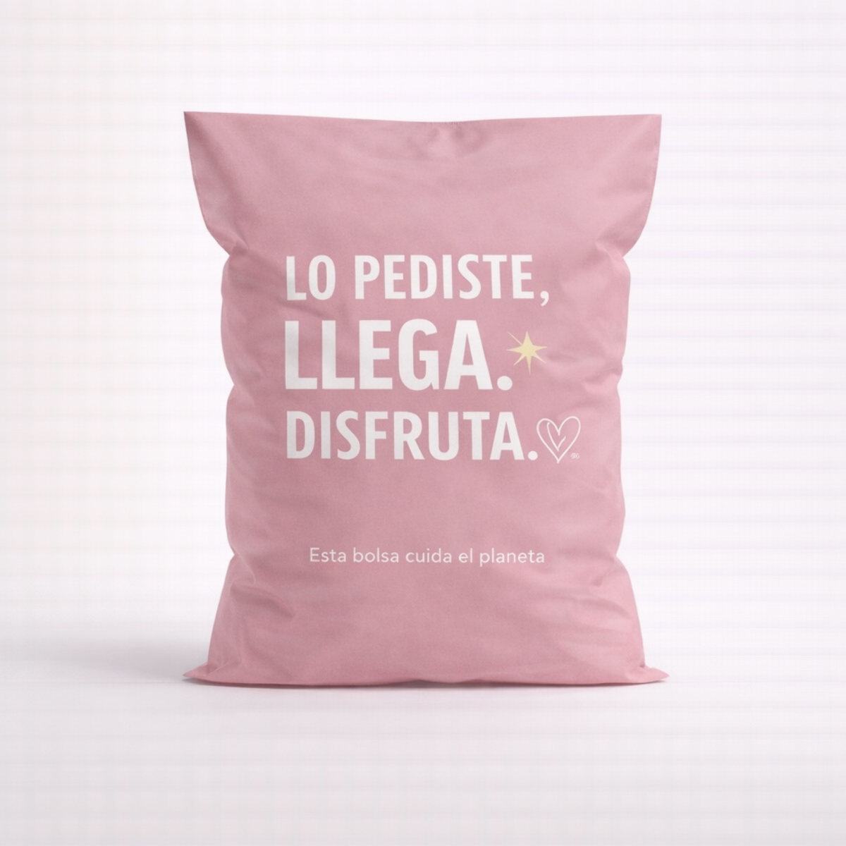 Pack 50 Bolsas Premium Rosa Nuevo Diseño 17 x 30 cm – Material Reciclado