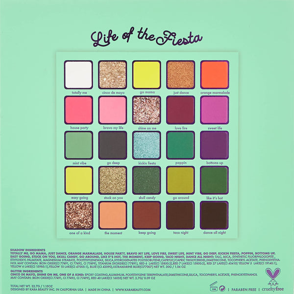 Life Of The Fiesta Palette