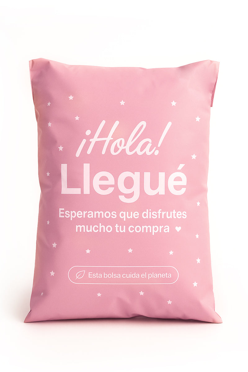 Pack 100 Bolsas Compostable Envio Autoadhesiva 17x30