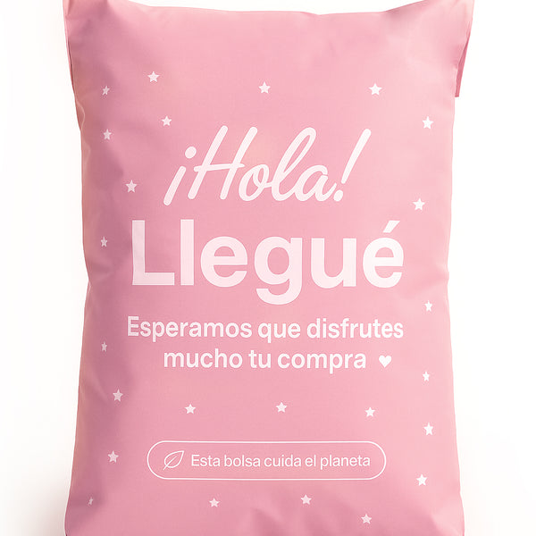 Pack 100 Bolsas Compostable Envio Autoadhesiva 17x30