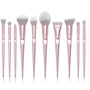 Set 10 Brochas Luxury Metallic Pink T-260