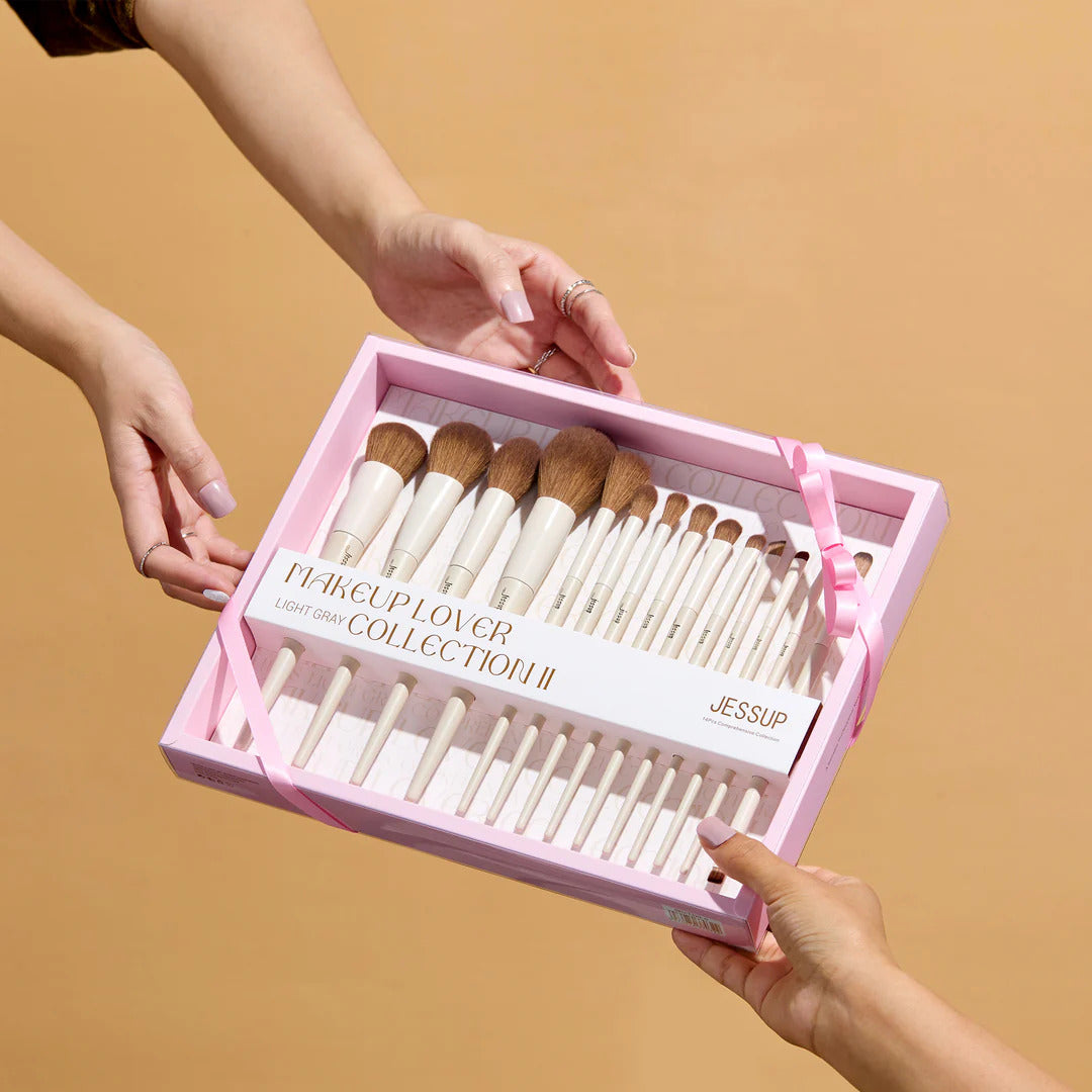 Luxury Light Gray Comprehensive Collection 14pcs Brochas