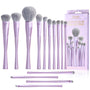 Luxury Purple Makeup Brush Set 14pcs T512