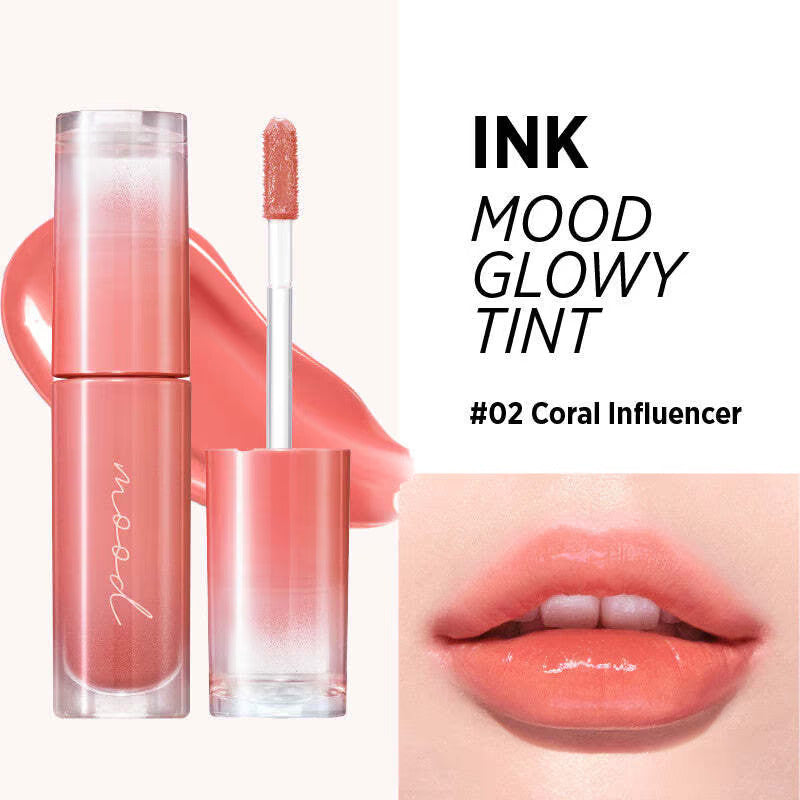 INK MOOD GLOWY TINT 02 CORAL INFLUENCER